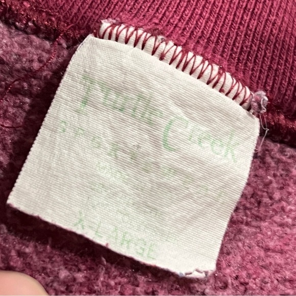 West Virginia University Mountaineers Vintage Stitched 1980s Sweatshirt - Picture 4 of 4